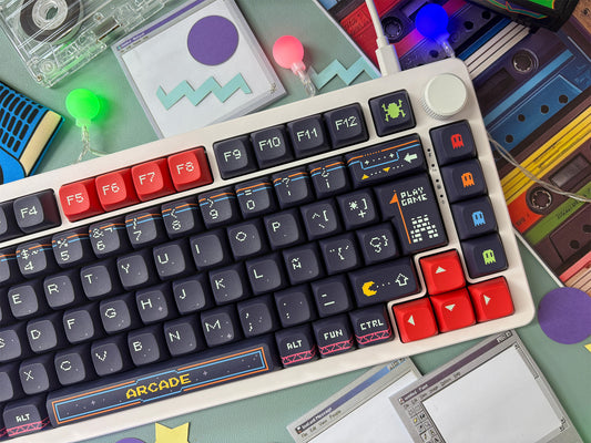 Teclas Arcade V2 + Nyby83 Blanco
