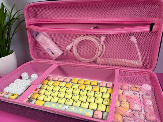 Funda morada - rosa