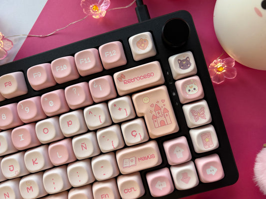 Teclas La Vida en Rosa + Nyby83 Negro