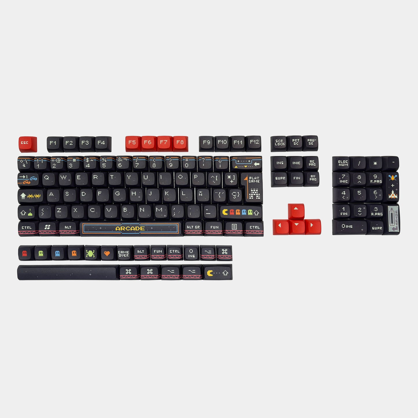 Teclas Arcade V2 + Niemi101 Blanco