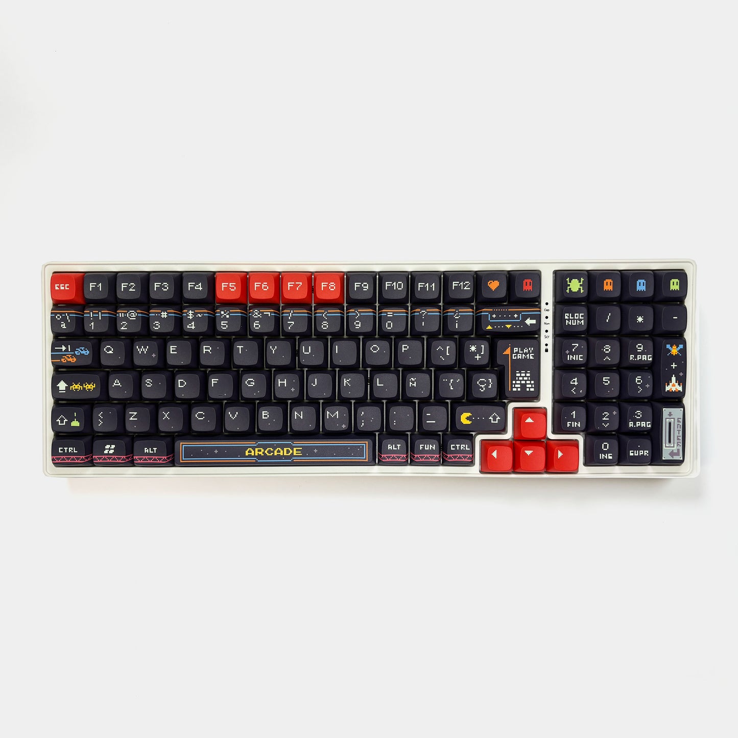 Teclas Arcade V2 + Niemi101 Blanco