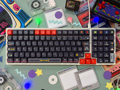 Teclas Arcade V2 + Niemi101 Blanco