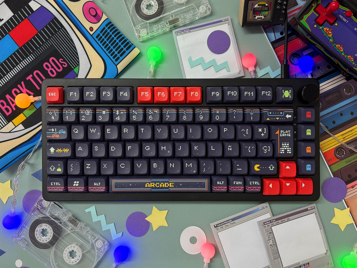 Teclas Arcade V2 + Nyby83 Negro