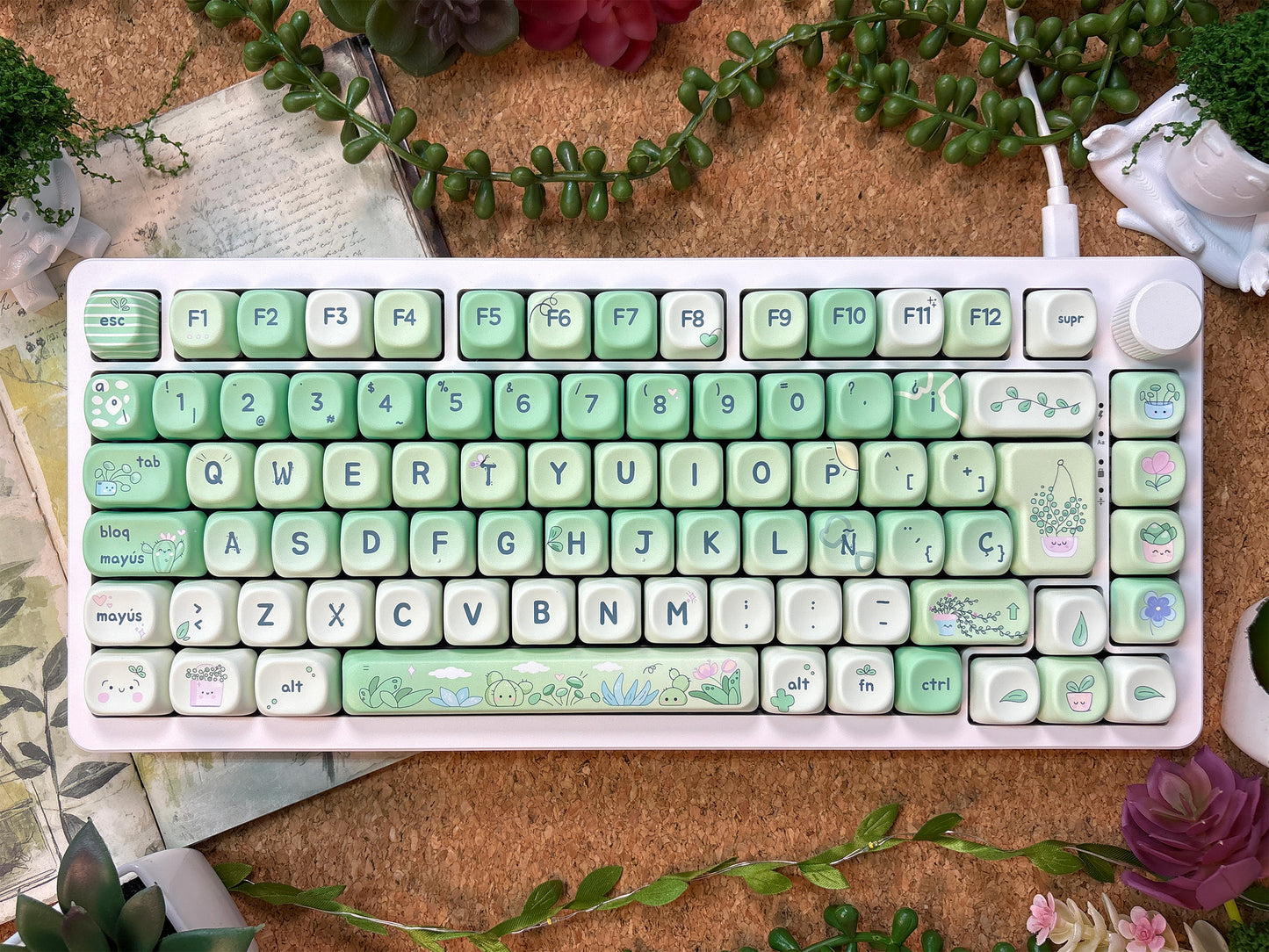 Teclas Clorofila + Nyby83 Blanco