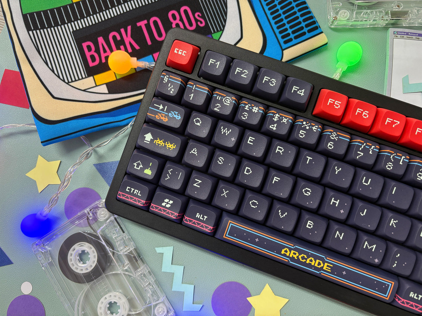 Arcade V2-Näppäimet + Nyby83 Musta