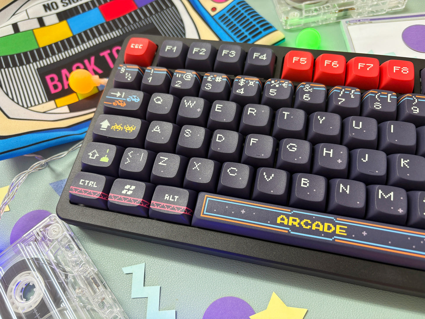 Arcade V2-Näppäimet + Nyby83 Musta
