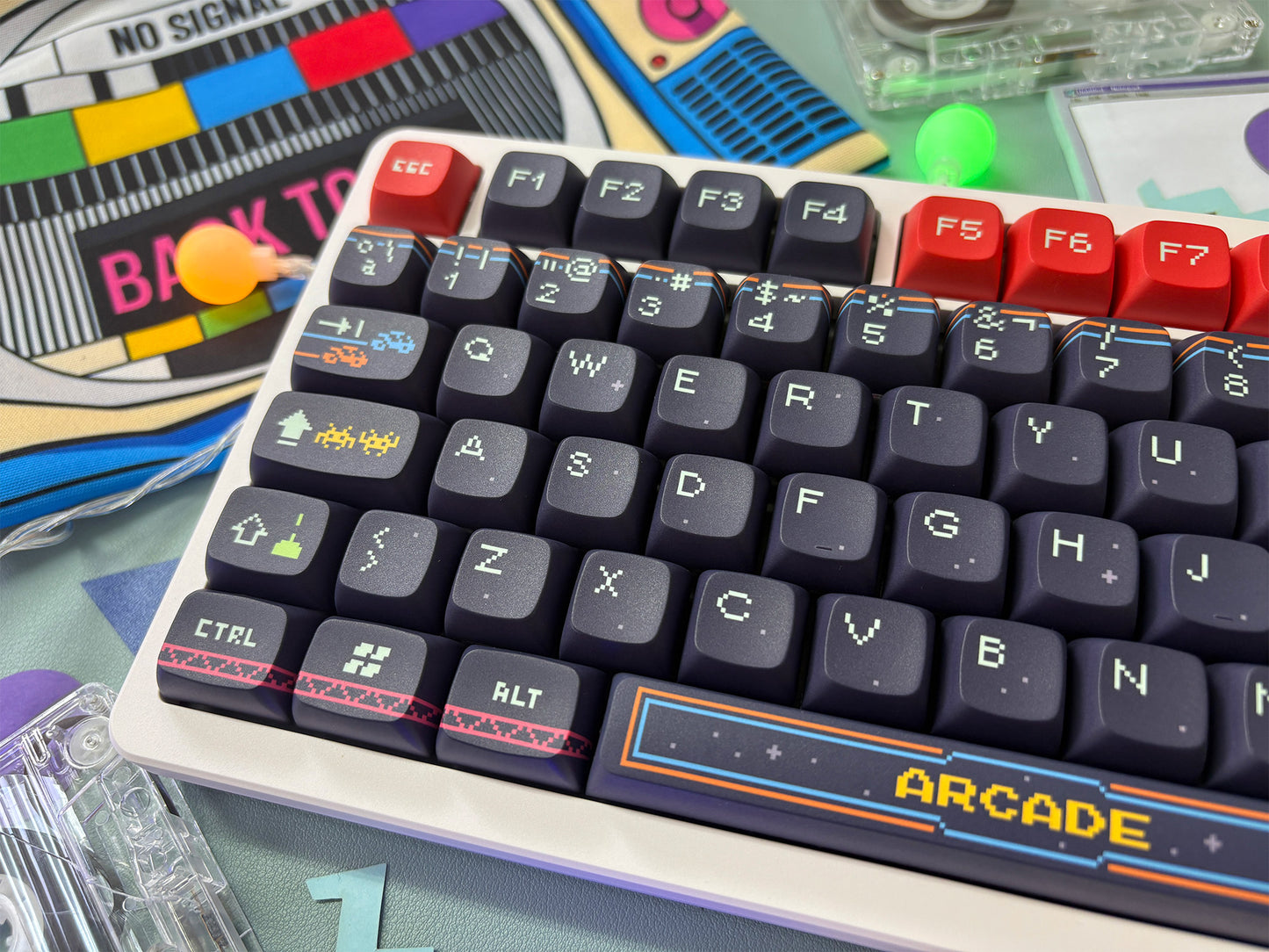 Teclas Arcade V2 + Nyby83 Blanco