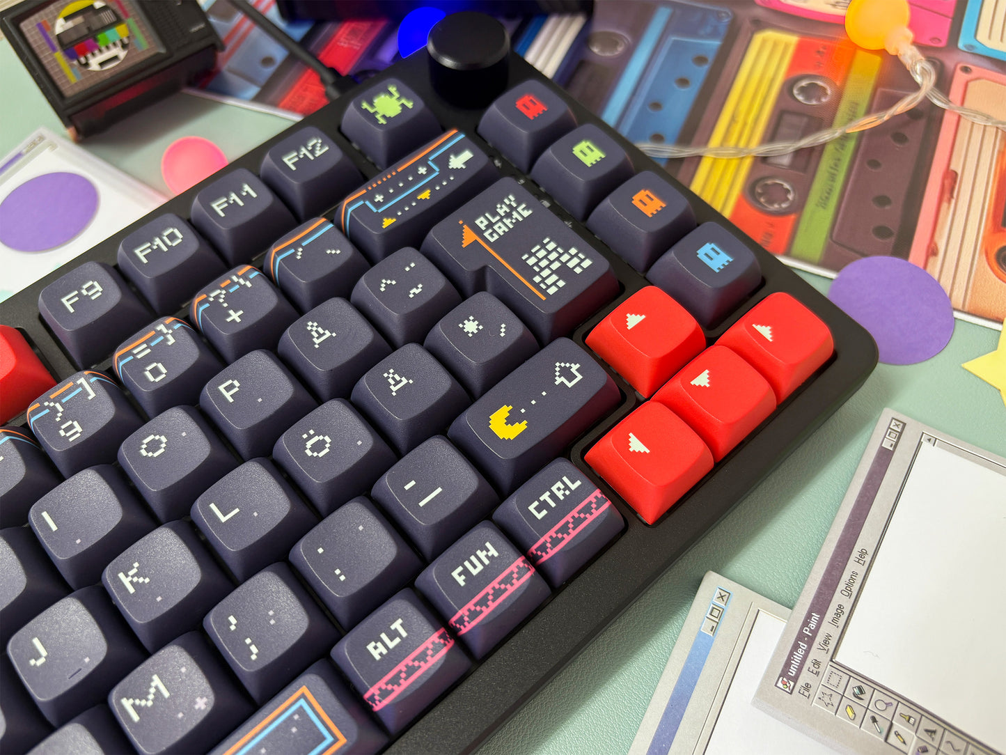 Arcade V2-Näppäimet + Nyby83 Musta