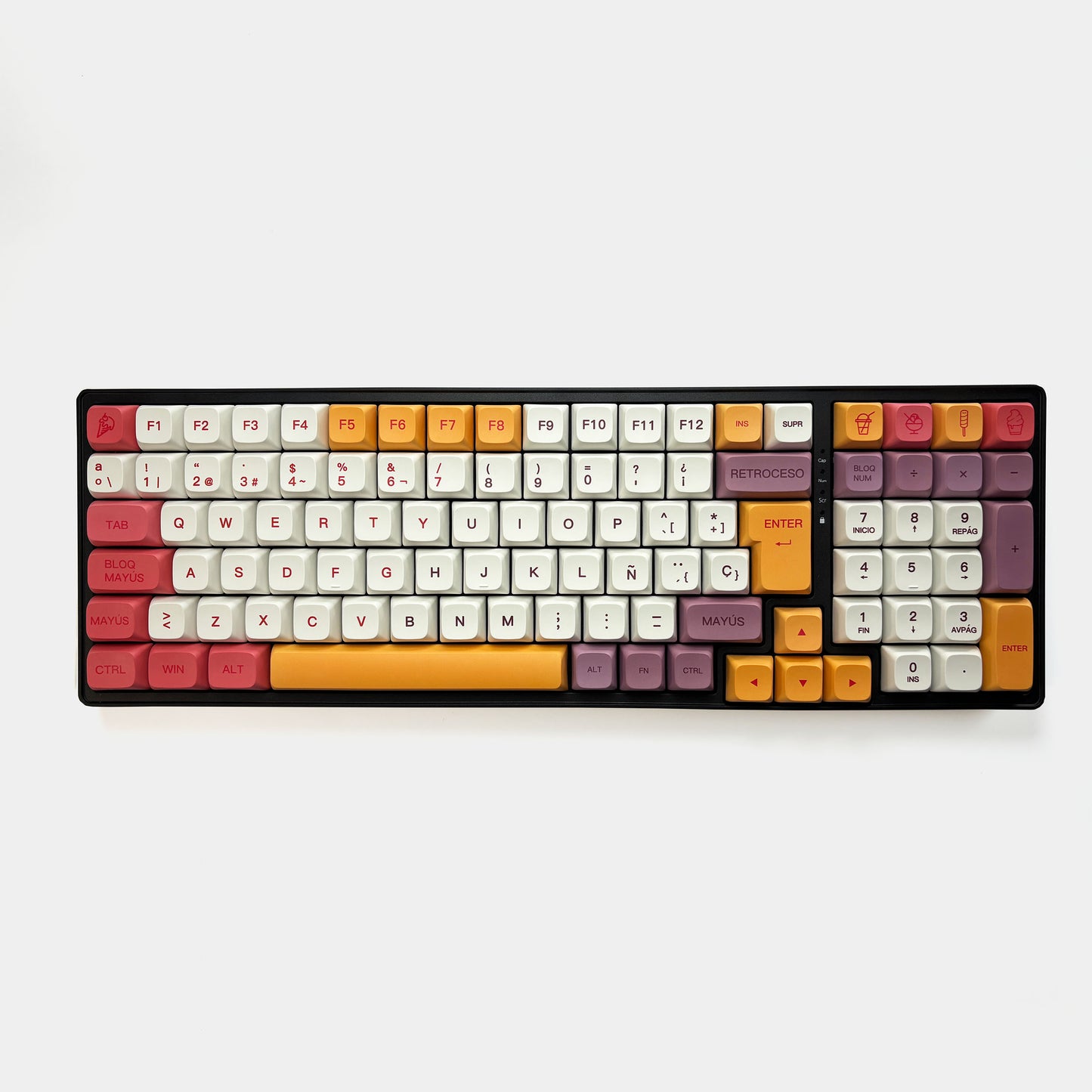 Teclas Gelato + Teclado Niemi 101 Negro