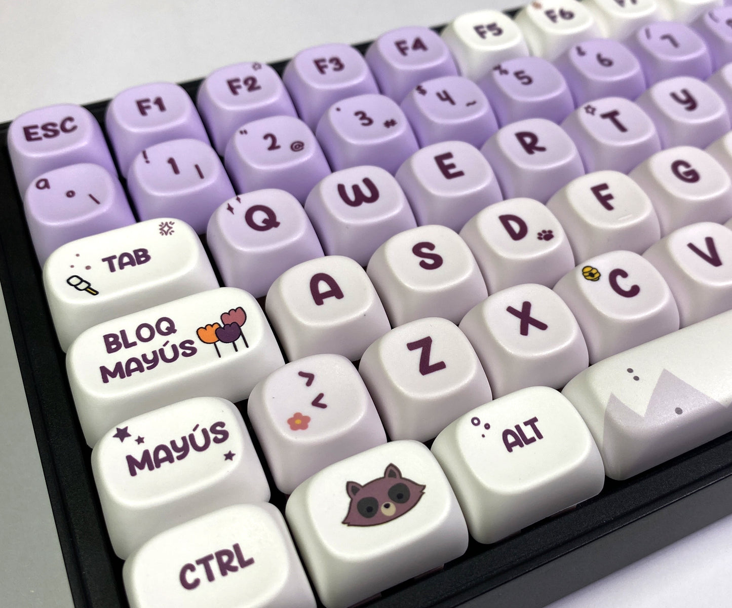 Teclas Campamento Kawaii + Teclado Niemi 101 Negro