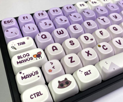 Teclas Campamento Kawaii + Teclado Niemi 101 Negro