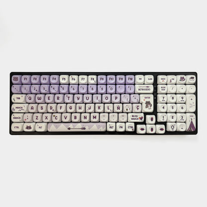Teclas Campamento Kawaii + Teclado Niemi 101 Negro
