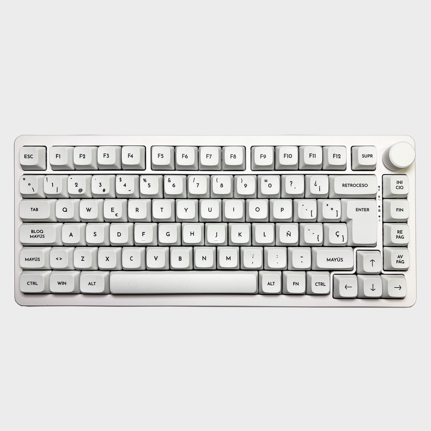 Teclas Lienzo Blanco + Nyby83 Blanco