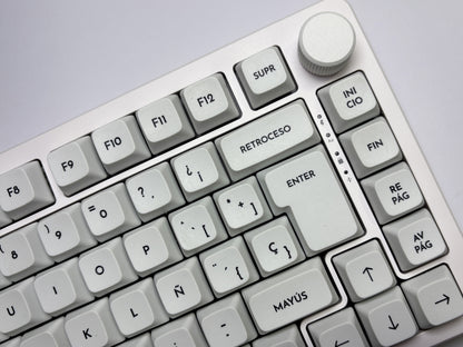 Teclas Lienzo Blanco + Nyby83 Blanco