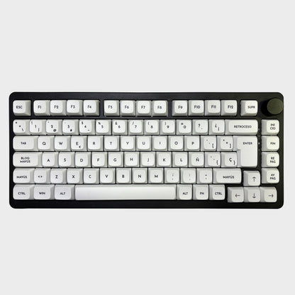 Teclas Lienzo Blanco + Nyby83 Negro