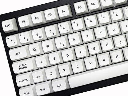 Teclas Lienzo Blanco + Nyby83 Negro
