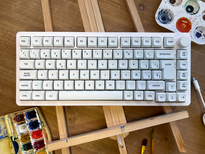 Teclas Lienzo Blanco + Nyby83 Blanco