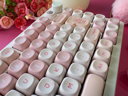 Teclas La Vida en Rosa  +  Nyby83 Blanco