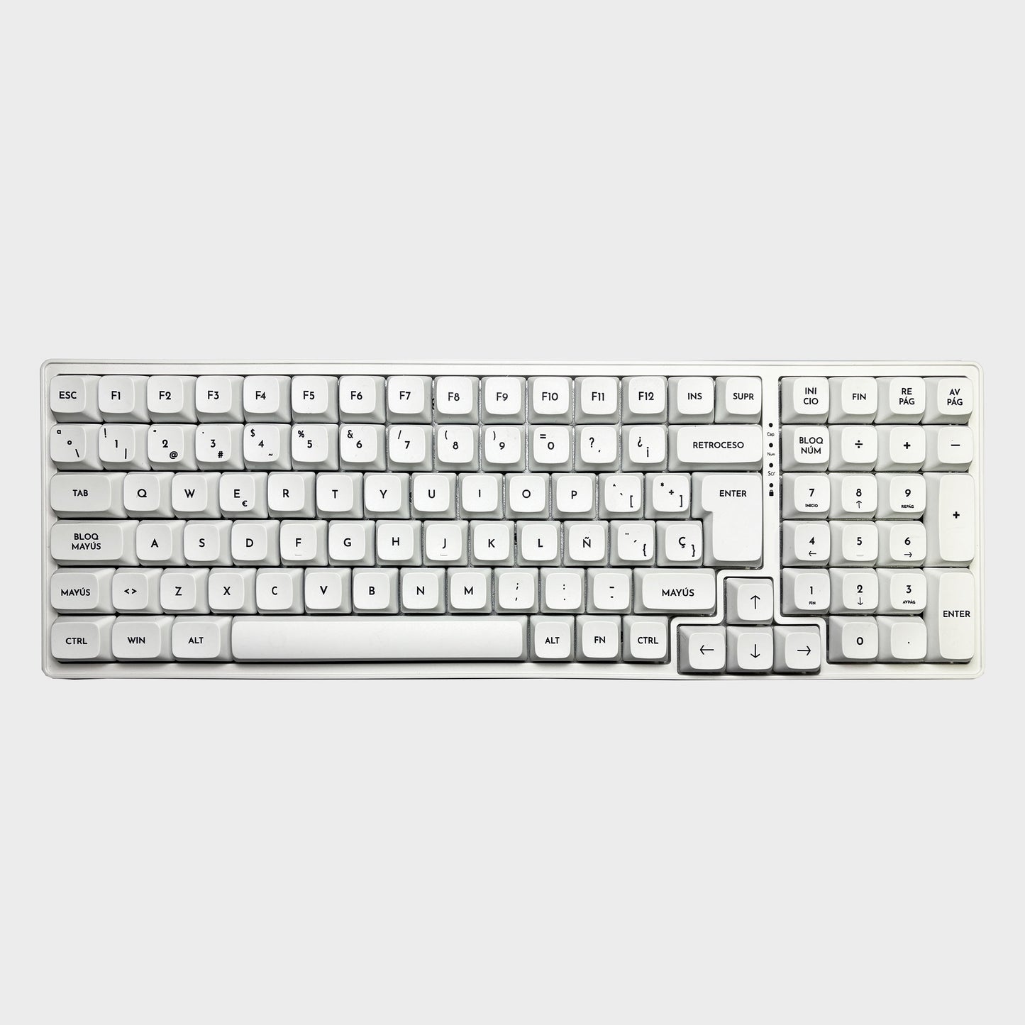 Teclas Lienzo Blanco + Niemi101 Blanco