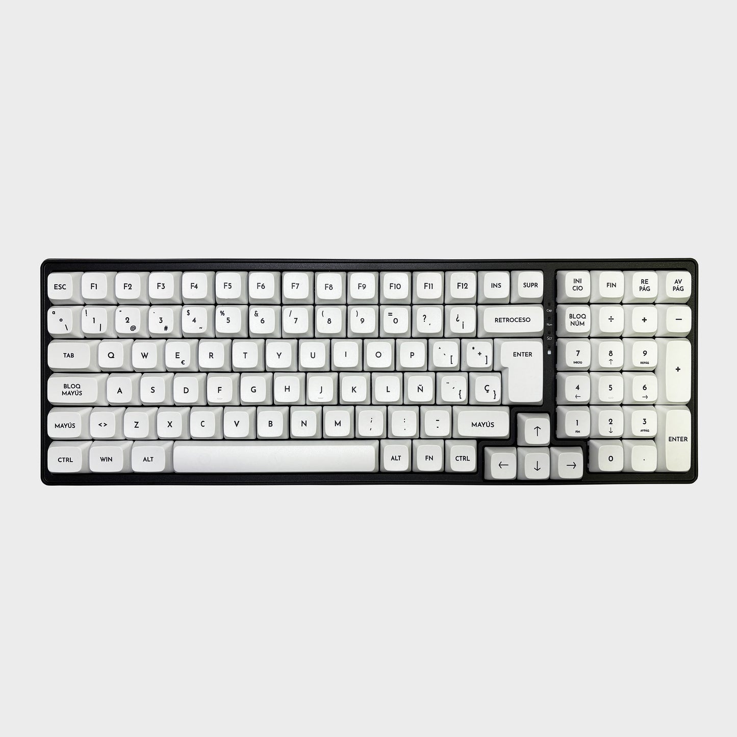 Teclas Lienzo Blanco + Niemi101 Negro