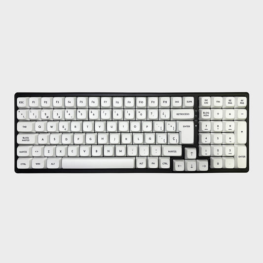 Teclas Lienzo Blanco + Niemi101 Negro